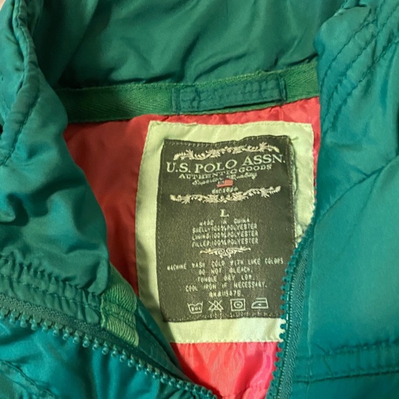 Polo Green Puffer Vest - Picture 3 of 5